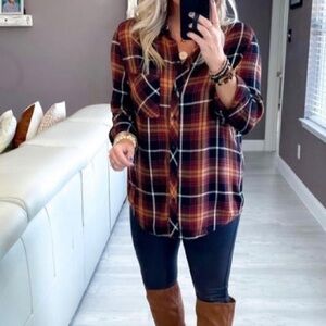 Button Down Light Weight Fall Shirt